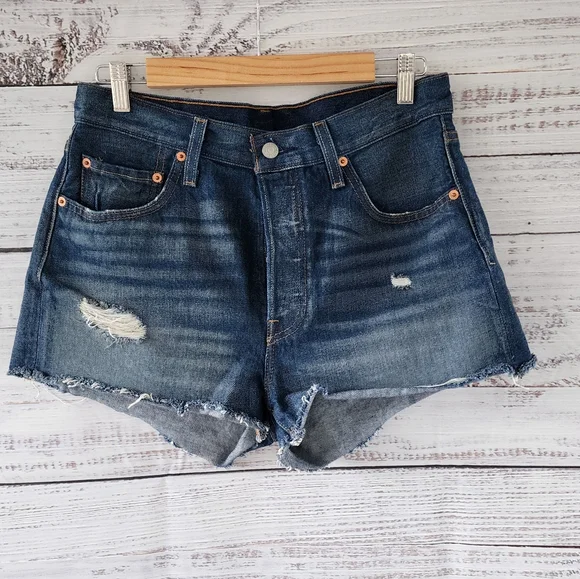 Levi's 501 denim shorts size 29 - Picture 10 of 10